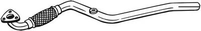 Produktbild von BOSAL Abgasrohr Auspuffrohr für OPEL Corsa C Schrägheck (X01) 800-471