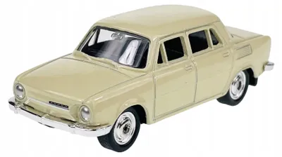 Produktbild von Welly Skoda 100 Metall Modellauto detailliert Sammlerstück