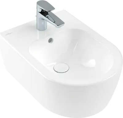 Produktbild von Villeroy & Boch Wand-Bidet AVENTO 370 x 530 mm, mit Überlauf weiß
