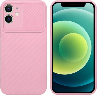 Produktbild von Cadorabo Hülle für Apple iPhone 12 MINI Schutz Hülle in Rosa Handyhülle TPU Etui Case Cover Kameraschutz