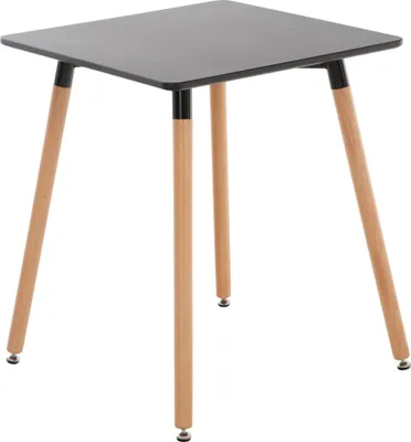 Produktbild von CLP Küchentisch Viborg schwarz Größe 60 cm Größe 60 cm
