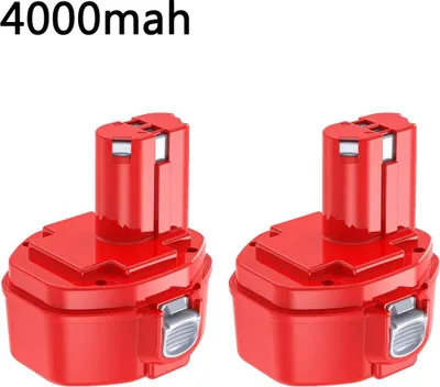 Produktbild von Akku für Elektrowerkzeuge - 14,4V Ni-MH Ersatzakku - 4,0Ah Hochkapazität - 2er Pack - Kompatibel mit PA14 1420 1422 1433 6281D 6280D 6337D