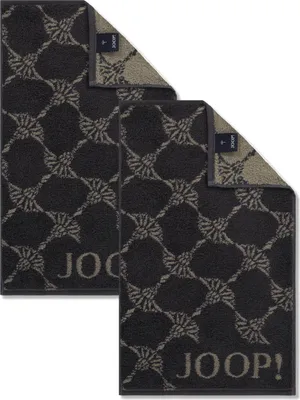 Produktbild von 2 Stück Joop! Gästetuch Cornflower 1721-73 Schiefer 30x50