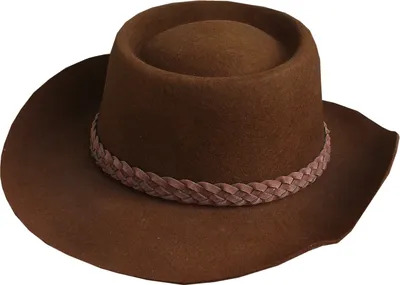 Produktbild von Westernhut mit Lederzierband braun