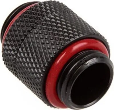 Produktbild von Bitspower Adapter 2x 1/4 Zoll - drehbar, carbon black