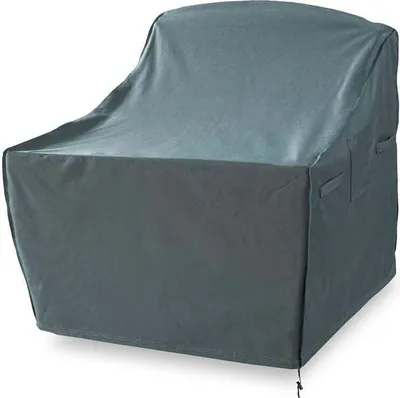 Immagine prodotto di Copertura Lumaland per sedie da giardino impilabili - 85 x 65 x 80/119 cm - Verde/Grigio