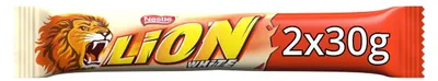 Produktbild von Lion Weiße Schokolade Riegel 30 x 60g – Knuspriger weißer Schokoriegel Snack