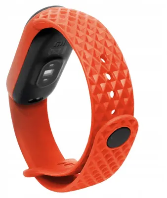 Zdjęcie produktu dla Opaska ChronSmarta do smartband'a Xiaomi Mi Band 5 / 6 / 7 (Pomarańczowy)