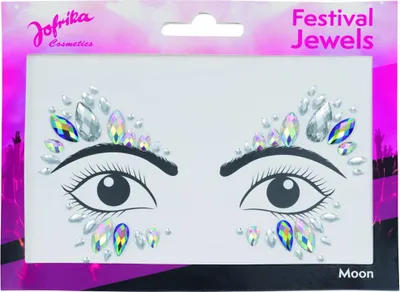 Produktbild von Gesichts-Aufkleber Festival Moonlight