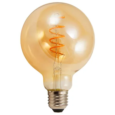 Produktbild von LED Filament Globelampe McShine "Retro", E27, 4W, 280 lm, warmweiß, goldenes Glas