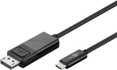 Zdjęcie produktu dla Goobay 79295, 1,2 m, USB Type-C, DisplayPort, Męska, Męska, Prosty
