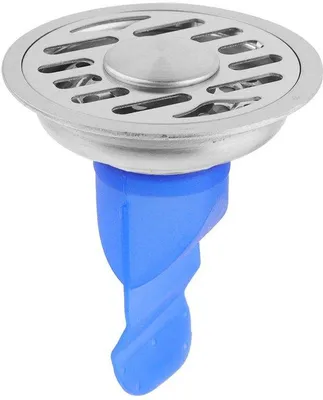 Immagine prodotto di Scarico per canaletta doccia in acciaio inossidabile (9 cm) con filtro per capelli
