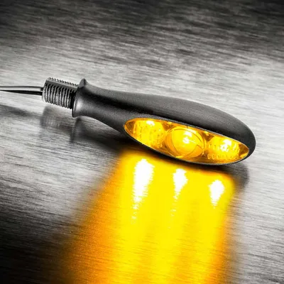 Produktbild von KELLERMANN Micro S Dark Blinker, schwarzes Gehäuse / getöntes Glas, für vorne und hinten