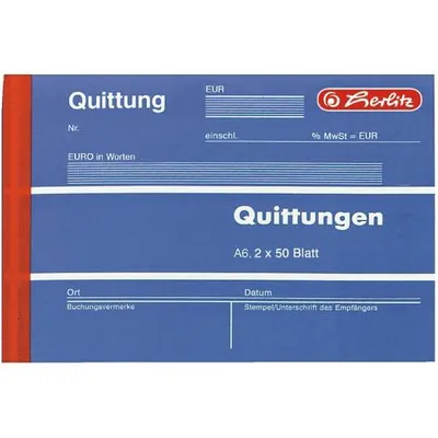 Produktbild von Herlitz 886614, Mehrfarbig, A6, 100 Blätter, Deutschland