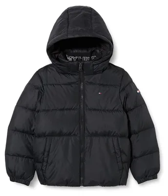 Immagine prodotto di Tommy Hilfiger, piumino per bambini, modello KB0KB07517, colore nero, taglia 74 cm