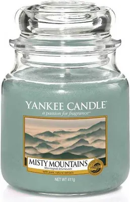 Produktbild von Yankee Candle, Duftkerze, Housewarmer, Misty Mountains, 411 g, 65 bis 90 Stunden