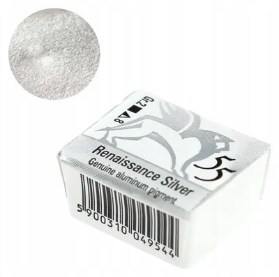 Produktbild von Renesans Aquarellfarbe 55 Silber Aquarellkasten