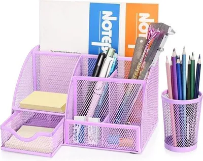 Productafbeelding van Famanu bureau-organizer met 6 compartimenten en een lade - zwart