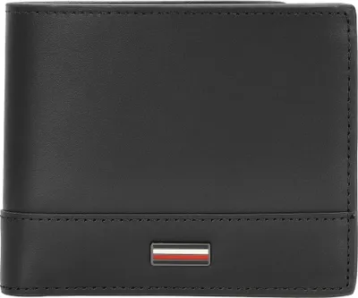 Immagine prodotto di Tommy Hilfiger Portafoglio nero in pelle con tasche interne