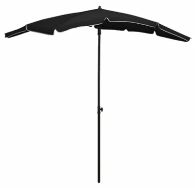 Image de Parasol - Protection solaire - Parasol de jardin - Parasol de balcon - Parasol d'ombrage en aluminium - 180x130 cm