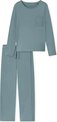 Produktbild von Schiesser Damen Schlafanzug lang 44  jeansblau Stück