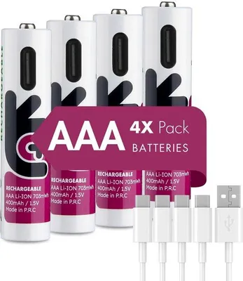 Productafbeelding van Uniross Batterijen: Oplaadbare batterijset met 4 stuks