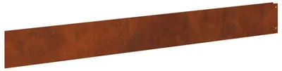 Obrázek produktu pro vidaXL Trávníkové obrubníky, 50 ks, 100 x 12 cm, ocel, rezavá