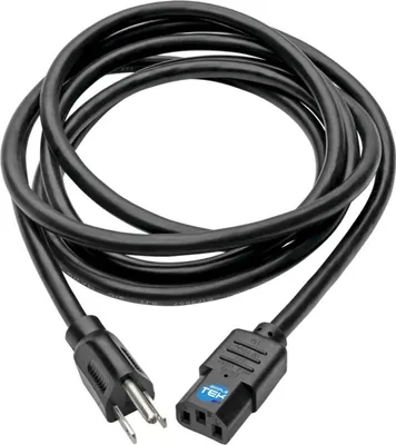 Zdjęcie produktu dla Kabel zasilający 3 m C13/NEMA5-15P 10 A, czarny