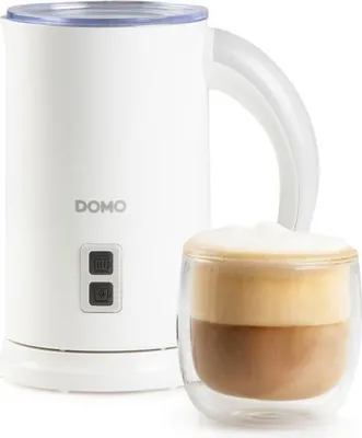 Produktbild von Domo DO731MF, Automatischer Milchaufschäumer/-wärmer, Weiß, 0,24 l, 120 s, Heiß & Kalt, Tasten