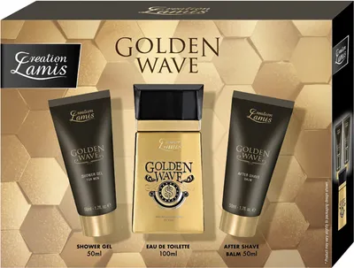 Immagine prodotto di Set regalo profumo da uomo Creation Lamis Golden Wave