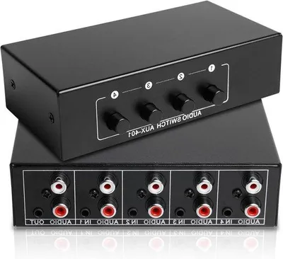 Obrázek produktu pro 4-v-1 audio rozbočovač – 35 mm sluchátka – reproduktor