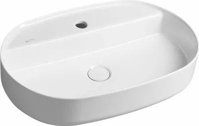 Zdjęcie produktu dla Umywalka nablatowa INFINITY OVAL, 60x40cm, biała