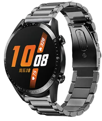 Produktbild von Strap-it Huawei Watch GT 2 Titanarmband (Graphit)