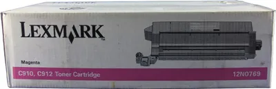 Image de Lexmark 12N0769 toner magenta -A