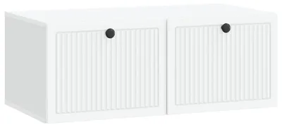 Produktbild von Wandmontierter TV-Schrank Weiß 78,5 x 41 x 30 cm Holzwerkstoff