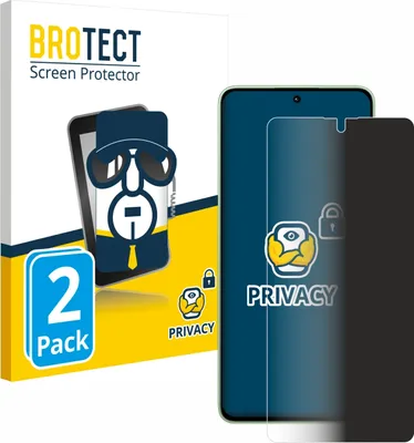 Produktbild von 2x BROTECT Sichtschutzfolie für Xiaomi Redmi Note 13 Anti-Spy Privacy Sichtschutz Blickschutz Folie Blaulicht-Schutz