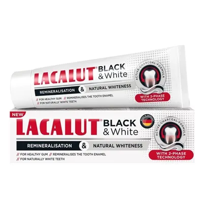 Image de Dentifrice Lacalut Black & White