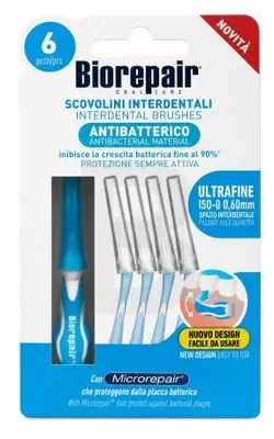 Productafbeelding van Biorepair Interdentale borsteltjes, ultrafijn, 0,60 mm, 6 stuks