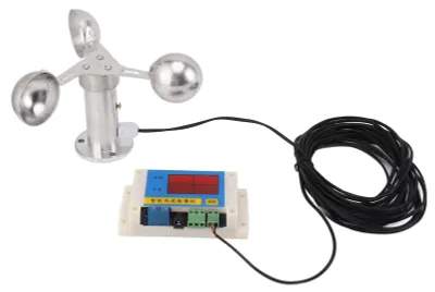 Towerkran-Anemometer 3 Windbecher Windspeed-Alarm 5V USB