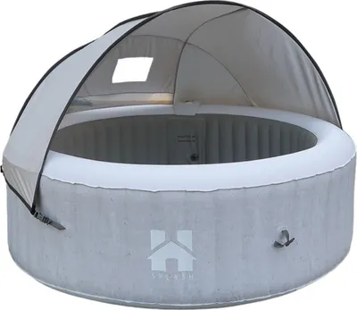Produktbild von HOME DELUXE - Outdoor Whirlpool Sonnendach AQUASUN - für SPLASH und Drop -125 x 185 x 140 cm, Farbe: Grau