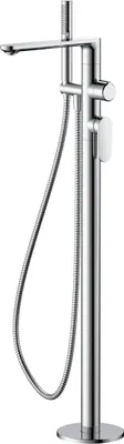 Produktbild von Avapax | Badewannenarmatur - Chrom Glänzend - Ergonomisches Design - Mit Duschset - Freistehend