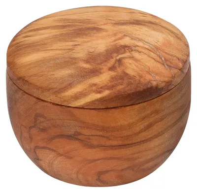 Produktbild von Zassenhaus Salz-/Gewürztopf, Olivenholz Ø 7 cm