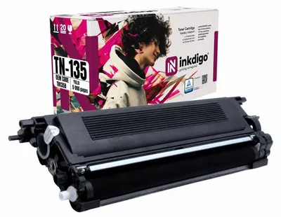Produktbild von Inkdigo Toner TN135B für Brother DCP-9040CN, DCP-9042CDN, DCP-9042CN, DCP-9045CDN – Schwarz, 5000 Seiten,, KI-generiertes Bild