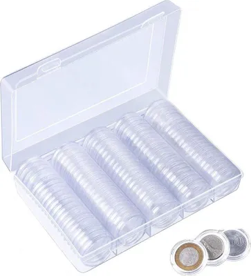 Obrázek produktu pro Plastový box se 100 ks kapslí - průměr kapslí 27 mm