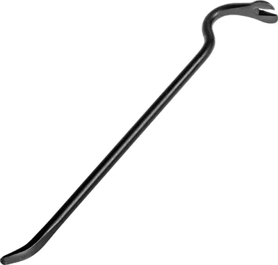 Image de Pied-de-biche - Pince à clous - Acier forgé - 50 cm - Tête courbée - Arrache-clou - Outil de construction