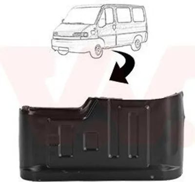 Produktbild von VAN WEZEL 1747111 Schweller Reparaturblech Einstiegblech Vorne Links für FIAT DUCATO Pritsche/Fahrgestell (230) DUCATO Kasten (244) DUCATO Bus (230)