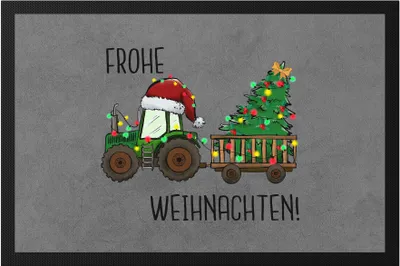 Produktbild von Frohe Weihnachten Fußmatte Weihnachten Weihnachtsbaum Weihnachtsdekoration Merry Christmas