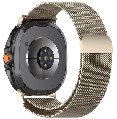 Obrázok produktu pre Pre Samsung Galaxy Watch 8 / 8 Classic xDfind Milan Kovový oceľový remienok s magnetickou sponou béžovej farby