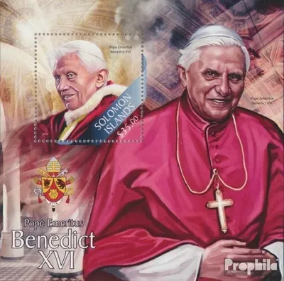 Produktbild von Briefmarken Salomoninseln 2013 Mi Block 204 (kompl. Ausg.) postfrisch Benedikt XVI