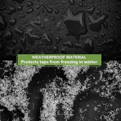Produktbild von Winterdichte Buitenkraanabdeckung - 2er Set - Universelle Wasserhahnabdeckung - Frostschutz für draußen